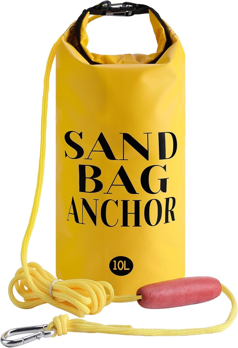 RunNico 500D Sand Anchor for Small Boats,2 in 1 PWC Jet Ski Anchor Kit with Adjustable Buoy,Waterproof Dry Bag for Jet Ski, Kayak, Boat, Watercraft and Canoe - Image 1